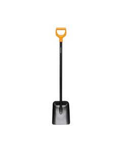 Fiskars 1066718 Solid Shovel D-Handle - Metal Shaft