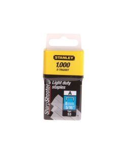 Stanley (0-TRA205T) Light Duty Staples - 8mm - Pack of 1000