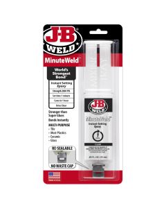  J-B WELD 50101UK MinuteWeld Epoxy Syringe - 25ml