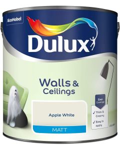 Dulux Matt Emulsion Paint - Apple White - 2.5L