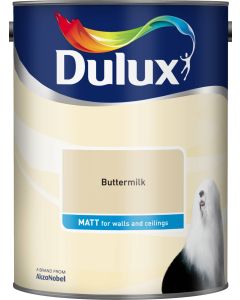 Dulux Matt Emulsion Paint - Buttermilk - 5L