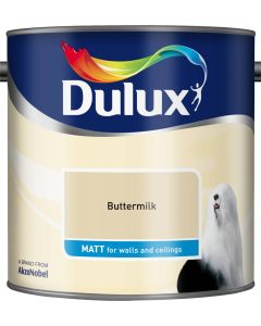 Dulux Matt Emulsion Paint - Buttermilk - 2.5L