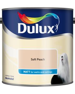 Dulux Matt Emulsion Paint - Soft Peach - 2.5L