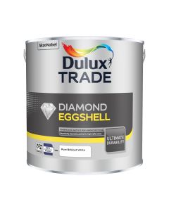 Dulux Trade Diamond Eggshell - Pure Brilliant White - 2.5L