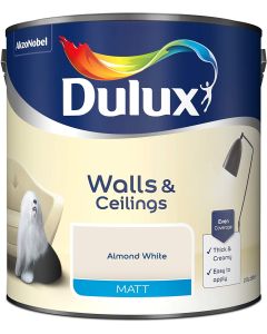 Dulux Matt Emulsion Paint - Almond White - 2.5L