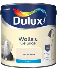 Dulux Matt Emulsion Paint - Orchid White - 2.5L