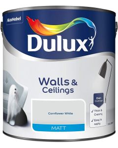 Dulux Matt Emulsion Paint - Cornflower White - 2.5L