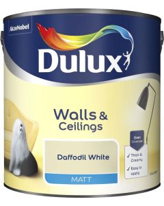 Dulux Matt Emulsion Paint - Daffodil White - 2.5L