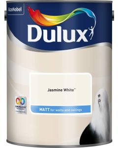 Dulux Matt Emulsion Paint - Jasmine White - 5L