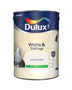 Dulux Silk Emulsion Paint - Jasmine White - 5L