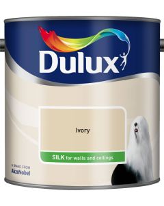 Dulux Silk Emulsion Paint - Ivory - 2.5L