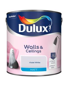 Dulux Matt Emulsion Paint - Violet White - 2.5L