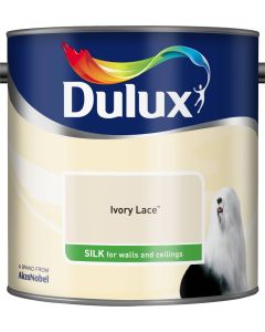 Dulux Silk Emulsion Paint - Ivory Lace - 2.5L