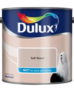 Dulux Matt Emulsion Paint - Soft Stone - 2.5L