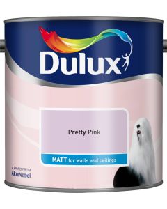 Dulux Matt Emulsion Paint - Pretty Pink - 2.5L