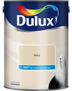 Dulux Matt Emulsion Paint - Ivory - 5L