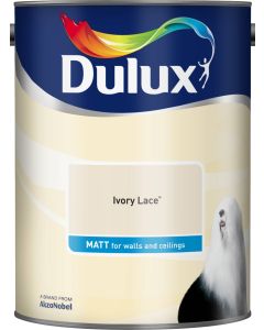 Dulux Matt Emulsion Paint - Ivory Lace - 5L