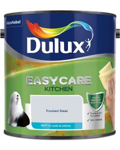 Dulux Easycare Kitchen Matt Emulsion Paint - Frosted Steel - 2.5L