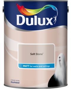 Dulux Matt Emulsion Paint - Soft Stone - 5L