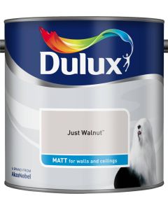 Dulux Matt Emulsion Paint - Just Walnut - 2.5L