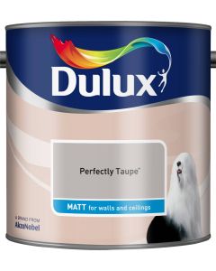 Dulux Matt Emulsion Paint - Perfectly Taupe - 2.5L