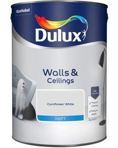 Dulux Matt Emulsion Paint - Cornflower White - 5L