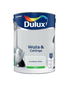 Dulux Silk Emulsion Paint - Cornflower White - 5L