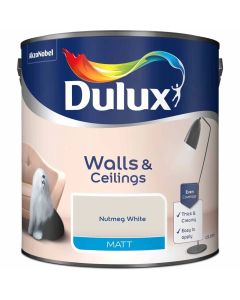 Dulux Matt Emulsion Paint - Nutmeg White - 2.5L