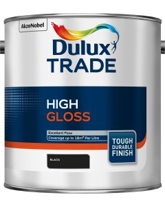 Dulux Trade High Gloss - Black - 2.5L