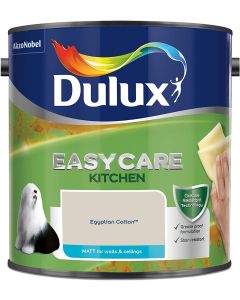 Dulux Easycare Kitchen Matt Emulsion Paint - Egyptian Cotton - 2.5L