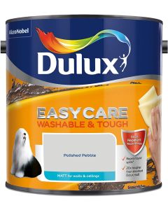 Dulux Easycare Washable & Tough Matt Emulsion - Polished Pebble - 2.5L