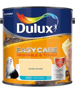 Dulux Easycare Washable & Tough Matt Emulsion - Vanilla Sundae - 2.5L