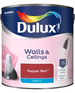 Dulux Matt Emulsion Paint - Pepper Red - 2.5L