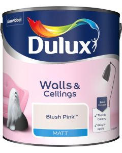 Dulux Matt Emulsion Paint - Blush Pink - 2.5L