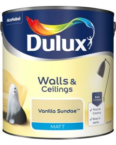 Dulux Matt Emulsion Paint - Vanilla Sundae - 2.5L