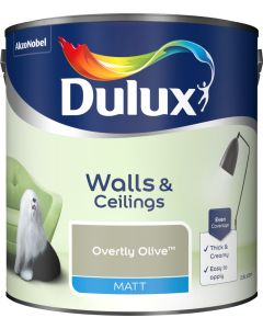 Dulux Matt Emulsion Paint - Overtly Olive - 2.5L