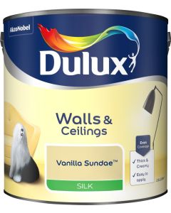 Dulux Silk Emulsion Paint - Vanilla Sundae - 2.5L