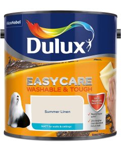 Dulux Easycare Washable & Tough Matt Emulsion - Summer Linen - 2.5L