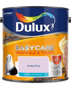 Dulux Easycare Washable & Tough Matt Emulsion - Pretty Pink - 2.5L