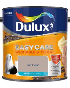 Dulux Easycare Washable & Tough Matt Emulsion - Soft Truffle - 2.5L