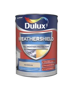 Dulux Weathershield Textured Masonry Paint - Sandstone - 5L