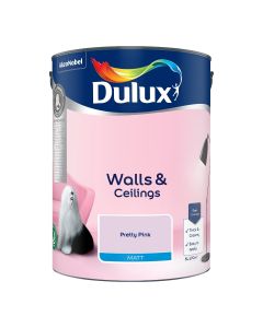 Dulux Matt Emulsion Paint - Pretty Pink - 5L