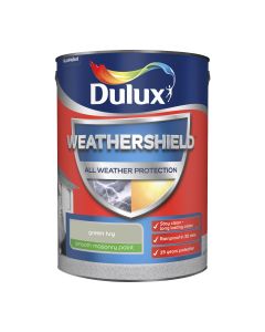 Dulux Weathershield Smooth Masonry Paint - Green Ivy - 5L