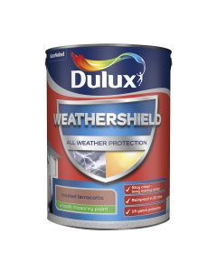 Dulux Weathershield Smooth Masonry Paint - Toasted Terracotta - 5L