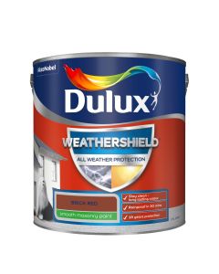 Dulux Weathershield Smooth Masonry Paint - Brick Red - 2.5L