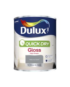 Dulux Quick Dry Gloss Paint - Natural Slate - 750ml