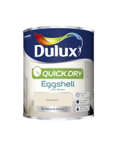 Dulux Quick Dry Eggshell Paint - Magnolia - 750ml