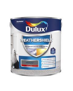 Dulux Weathershileld Exterior Gloss Paint - Gallant Grey - 2.5L