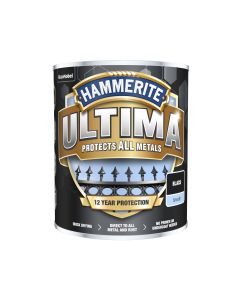 Hammerite Ultima - Smooth Black - 750ml