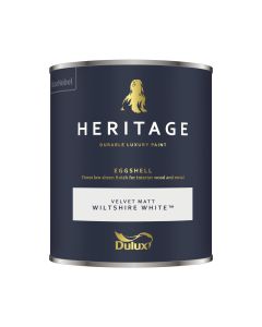 Dulux Heritage Interior Eggshell - Wiltshire White - 750ml